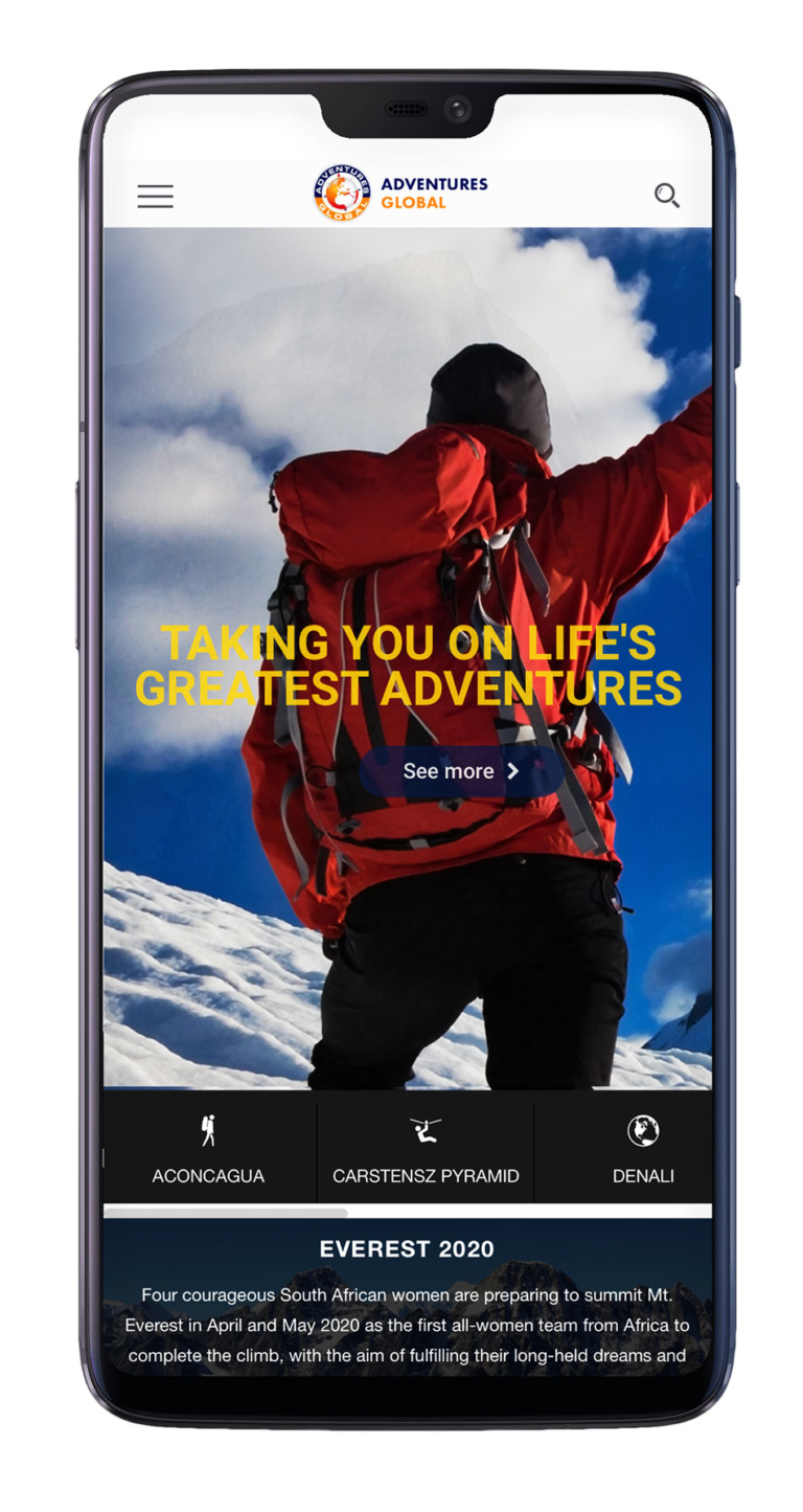 Adventures Global Website